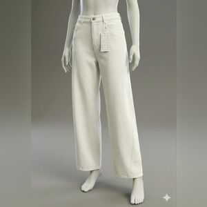 Boho 30 Barrel Horseshoe Retro Twisted Ivory Relaxed Weekend Jeans New